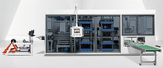 Fully automatic thermoforming machines