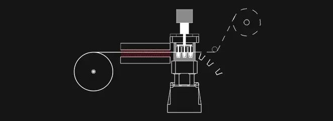Термоформовочная машина для пластиковых стаканов