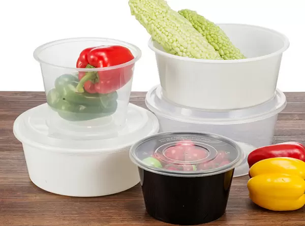 Термоформовочная пластиковая коробка для еды на вынос Термоформовочная пластиковая коробка для еды на вынос